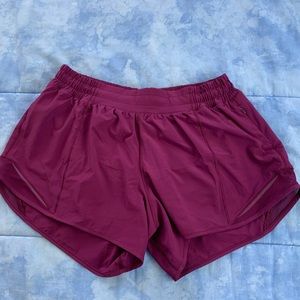 Lululemon hotty hot short in raspberry!